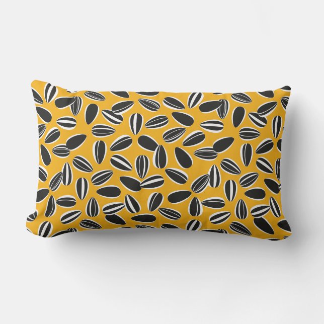 Sunflower Seeds Lumbar Cushion (Front)