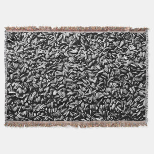 Sunflower Seeds Throw Blanket