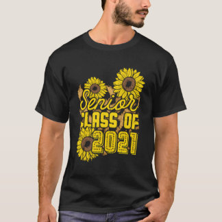Sunflower Senior Class Of 2021 Graduation Women Gi T-Shirt