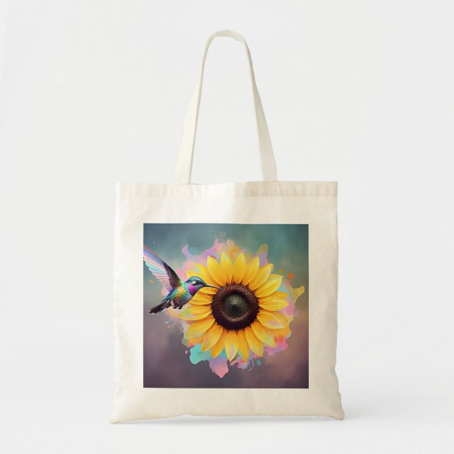 "  SUNFLOWER SERENADE " TOTE BAG (Front)
