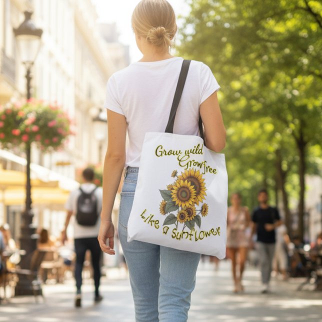 Sunflower Serenity Tote Bag (Creator Uploaded)