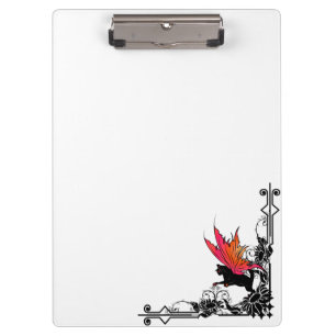 Sunflower Shadow Fairy and Cosmic Cat Clipboard
