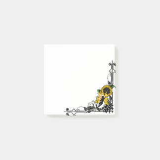 Sunflower Shadow Fairy Post-it Notes