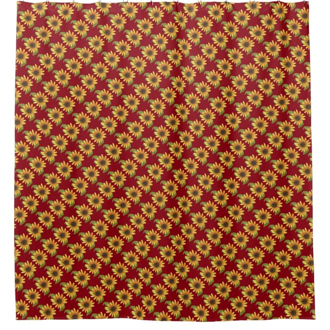 Sunflower Shower Curtain (Front)