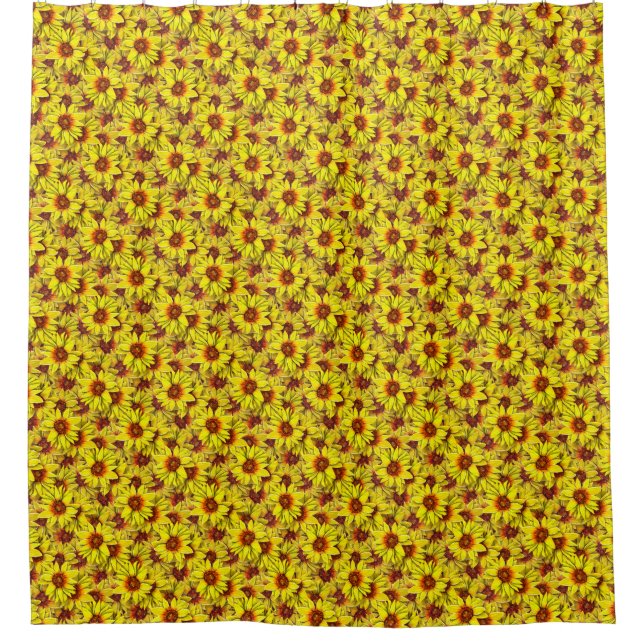 Sunflower Shower Curtain (Front)