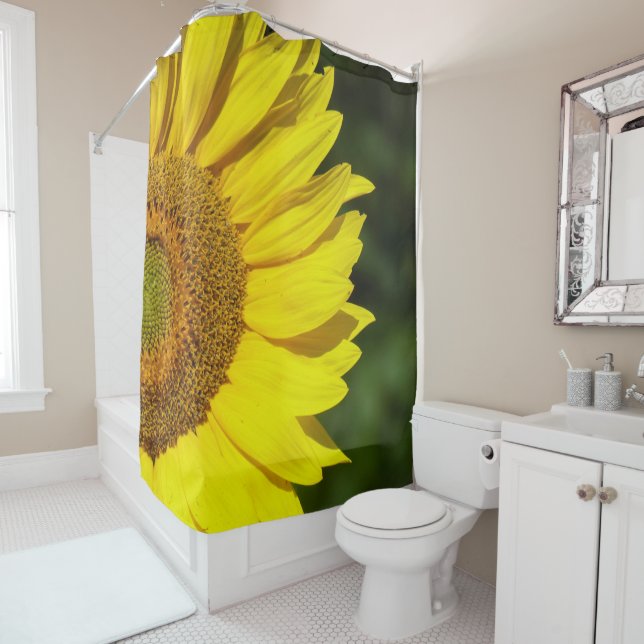 Sunflower Shower Curtain (In Situ)