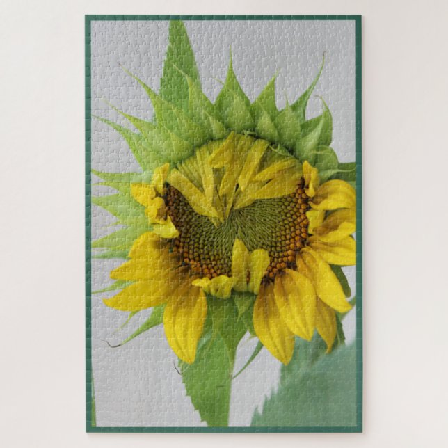 Sunflower "Shy" Puzzle (Vertical)