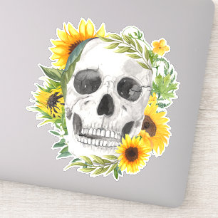 Sunflower Skull Gothic