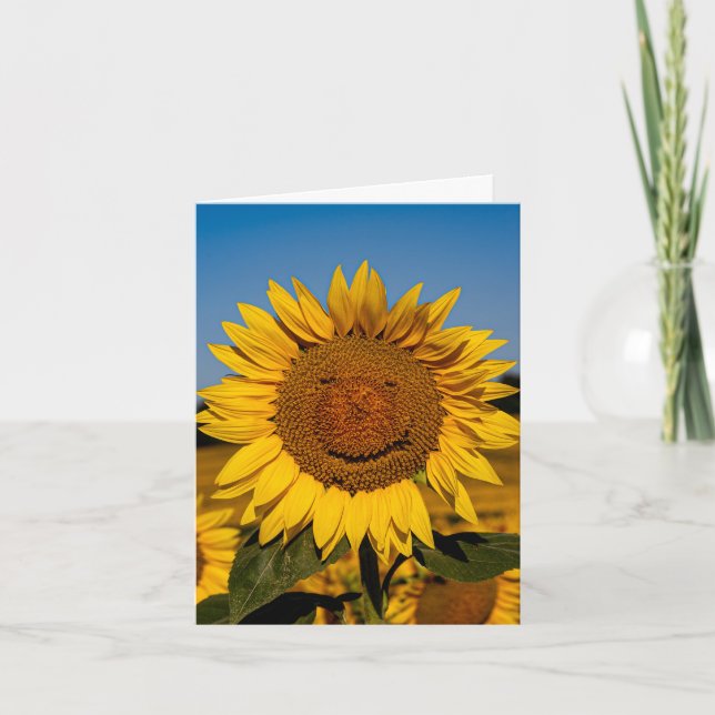 Sunflower Smile Card (Front)