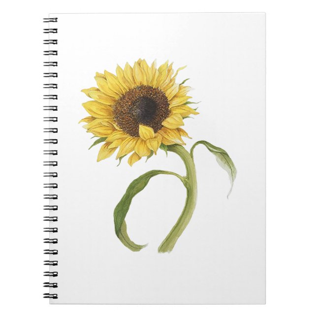 Sunflower Spiral Notebook (Front)