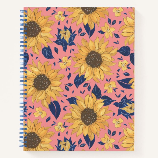 Sunflower Spiral Notebook (Front)