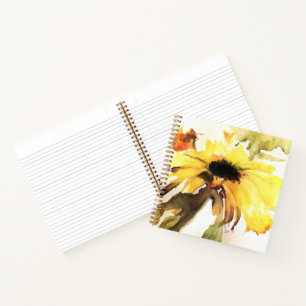 Sunflower Spiral Notebook