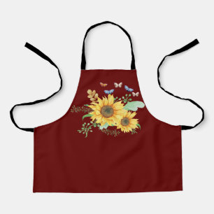 sunflower spring apron