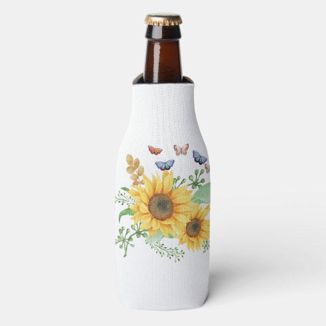 sunflower spring bottle cooler (Bottle Front)