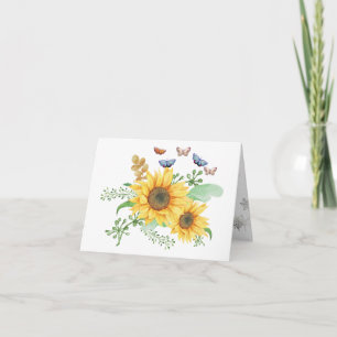 sunflower spring  card