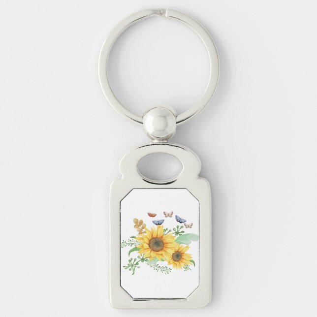 sunflower spring key ring (Front)