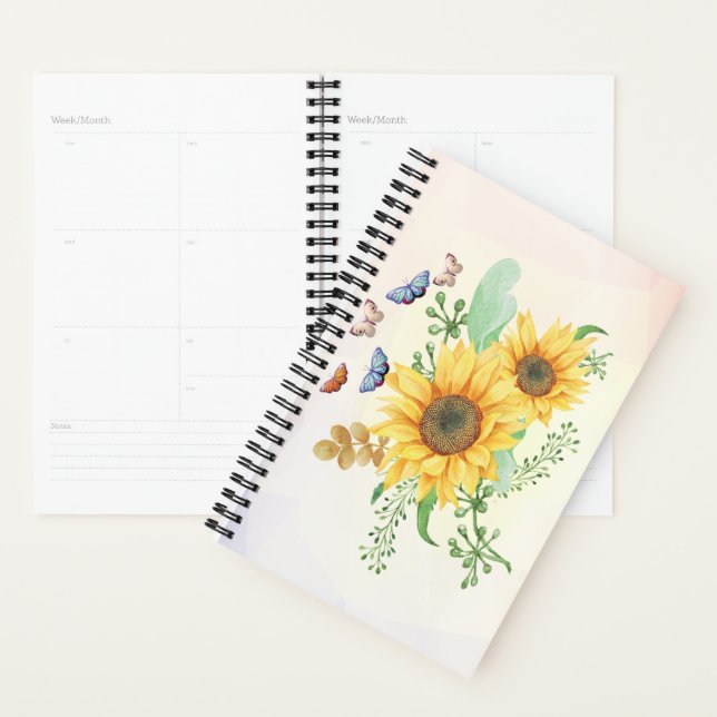 sunflower spring planner (Display)
