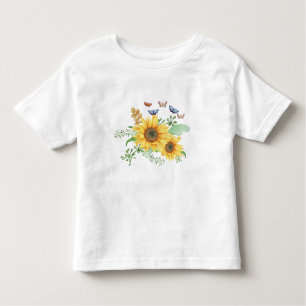 sunflower spring toddler t-shirt