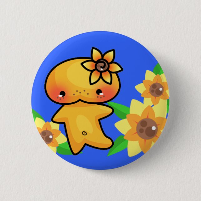 Sunflower Sprite Button (Front)