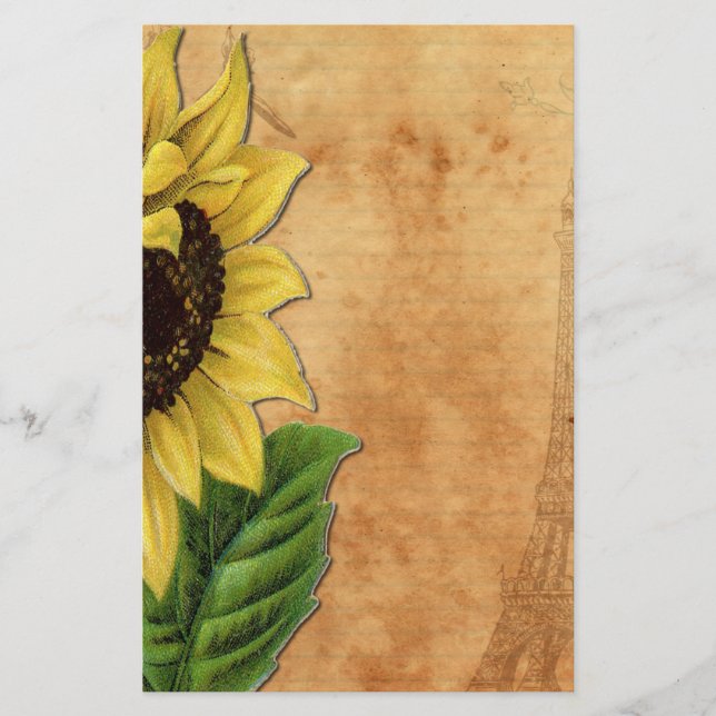 Sunflower Stationery (Front)