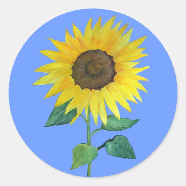 Sunflower Sticker (Front)