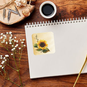 Sunflower Sticker