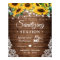 Sunflower String Lights Sanitizing Station Sign