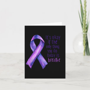 Sunflower Suicide Awareness Card