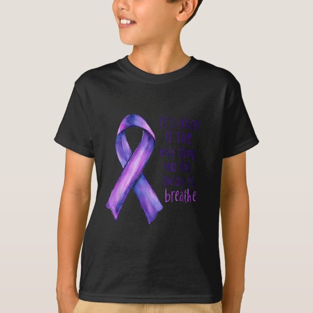 Sunflower Suicide Awareness  T-Shirt (Front)