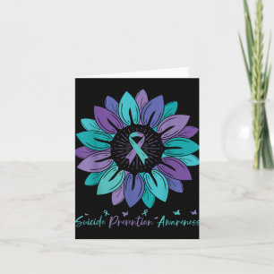 Sunflower Suicide Prevention Awareness Month Card
