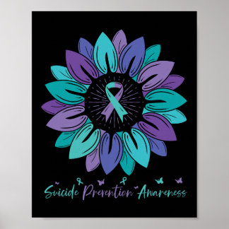 Sunflower Suicide Prevention Awareness Month Poster
