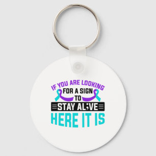 Sunflower Suicide Prevention Suicide Awareness 3 Key Ring