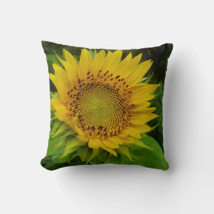 Sunflower summer garden cushion