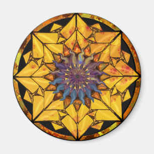 Sunflower Sun Magnet
