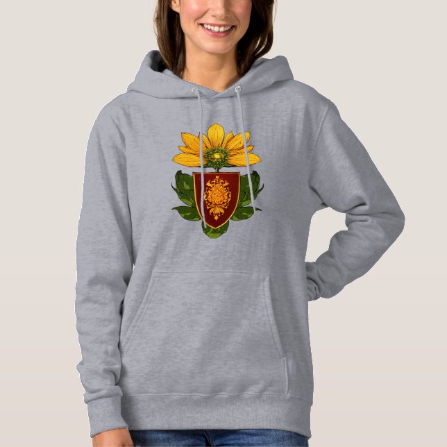 Sunflower & Sun – Symbol of Optimism & Growth Hoodie (Front)