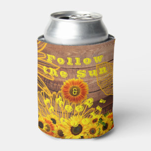 Sunflower Sun Worshiper Keep it Cool Can Cooler