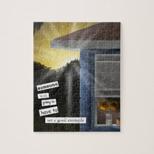 Sunflower Sunrise Puzzle by Sara Motolanez