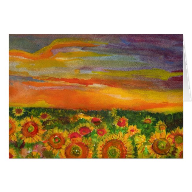 Sunflower Sunset (Front Horizontal)