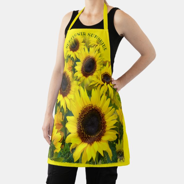Sunflower Sunshine Apron (Insitu)