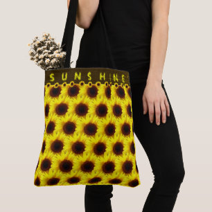 Sunflower Sunshine Large Carry-all Tote Bag