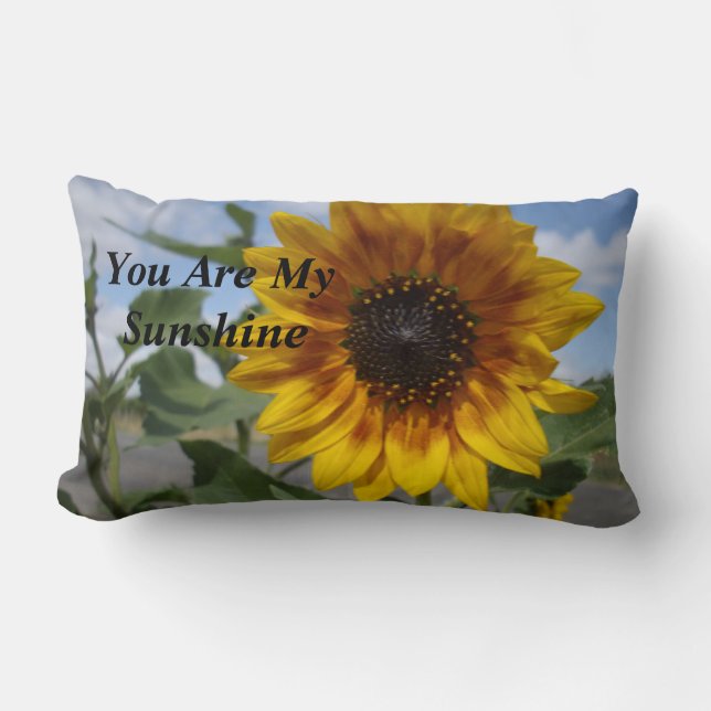 Sunflower Sunshine, Lumbar Cushion (Front)