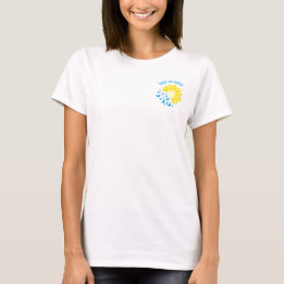 Sunflower symbol of Peace. Peace for Ukraine.  T-S T-Shirt