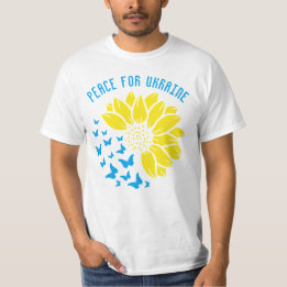 Sunflower symbol of Peace. Peace for Ukraine.  T-Shirt
