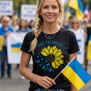 Sunflower symbol of Peace. Peace for Ukraine. T-Shirt