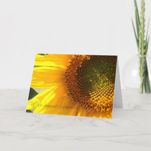 Sunflower Sympathy Card