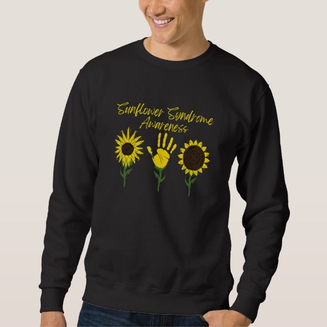 Sunflower Syndrome Epileptic Disorder Awareness_4 Sweatshirt (Front)