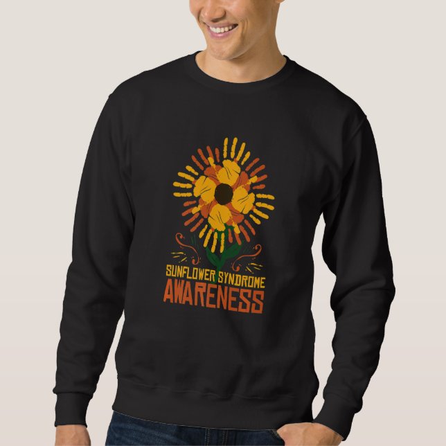 Sunflower Syndrome Epileptic Disorder Awareness Pr Sweatshirt (Front)
