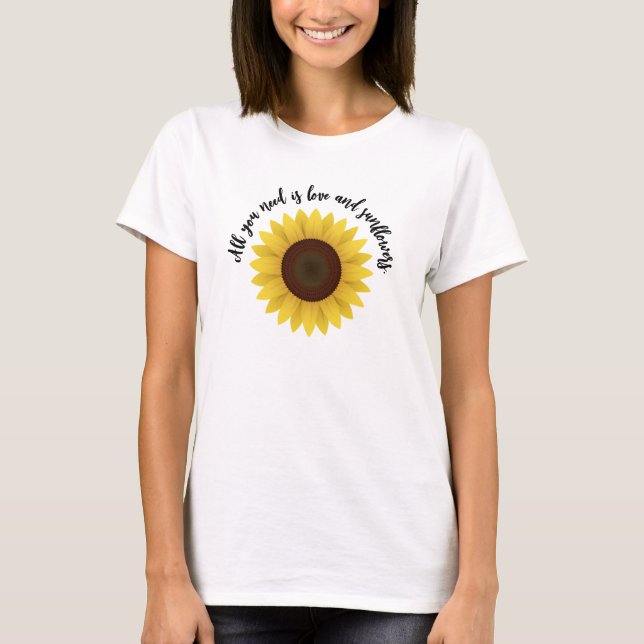 Sunflower T Shirt (Front)