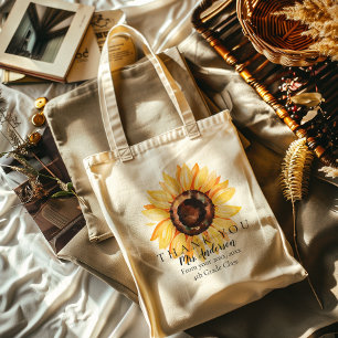 SUNFLOWER Teacher Thank You Class Gift Tote Bag