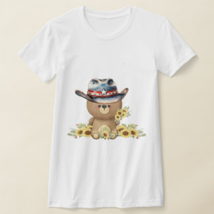 Sunflower Teddy Bear T-Shirt